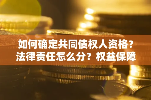 济南如何确定共同债权人资格？法律责任怎么分？权益保障技巧揭秘！