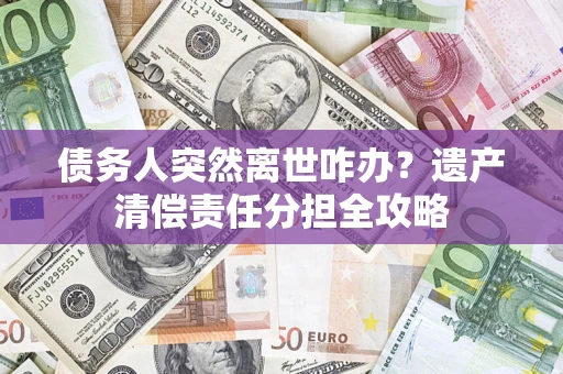 济南债务人突然离世咋办？遗产清偿责任分担全攻略