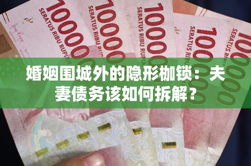 济南婚姻围城外的隐形枷锁：夫妻债务该如何拆解？