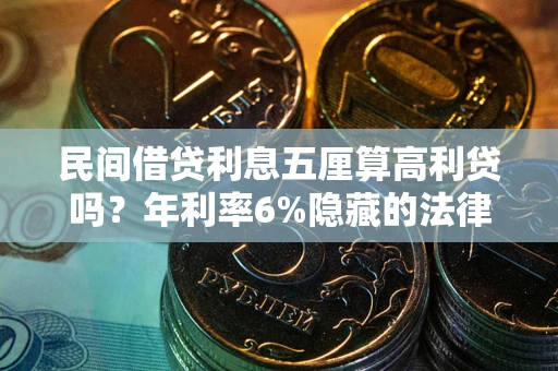济南民间借贷利息五厘算高利贷吗？年利率6%隐藏的法律风险全解析